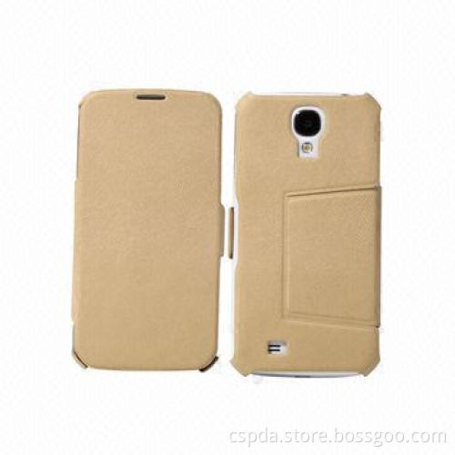 2013 New Arrival Folio PU Leather Mobile Phone Case for Samsung Galaxy S4, OEM and ODM Welcomed